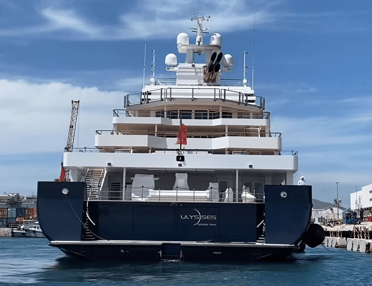 ulysses yacht gross tonnage