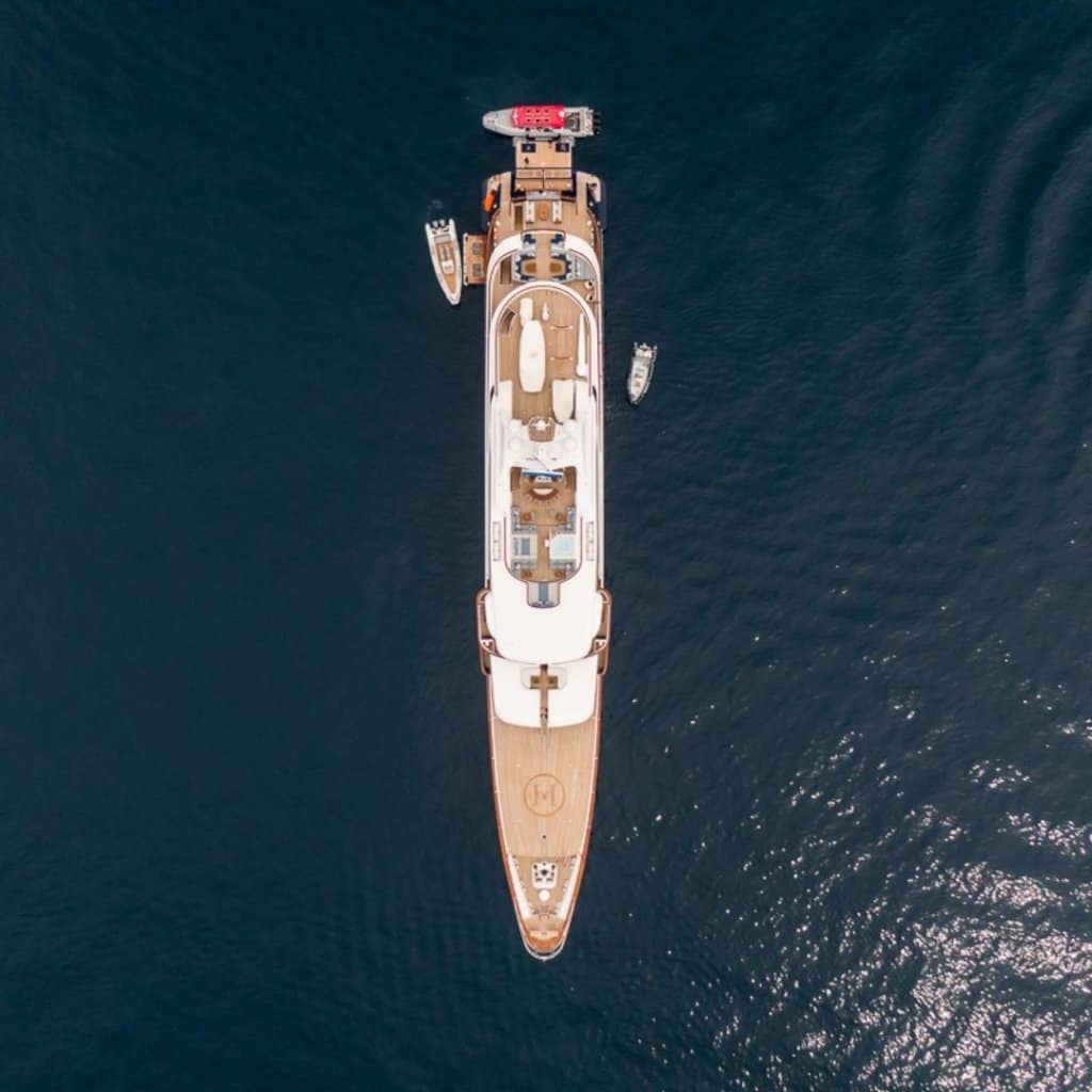 hampshire ii yacht drone