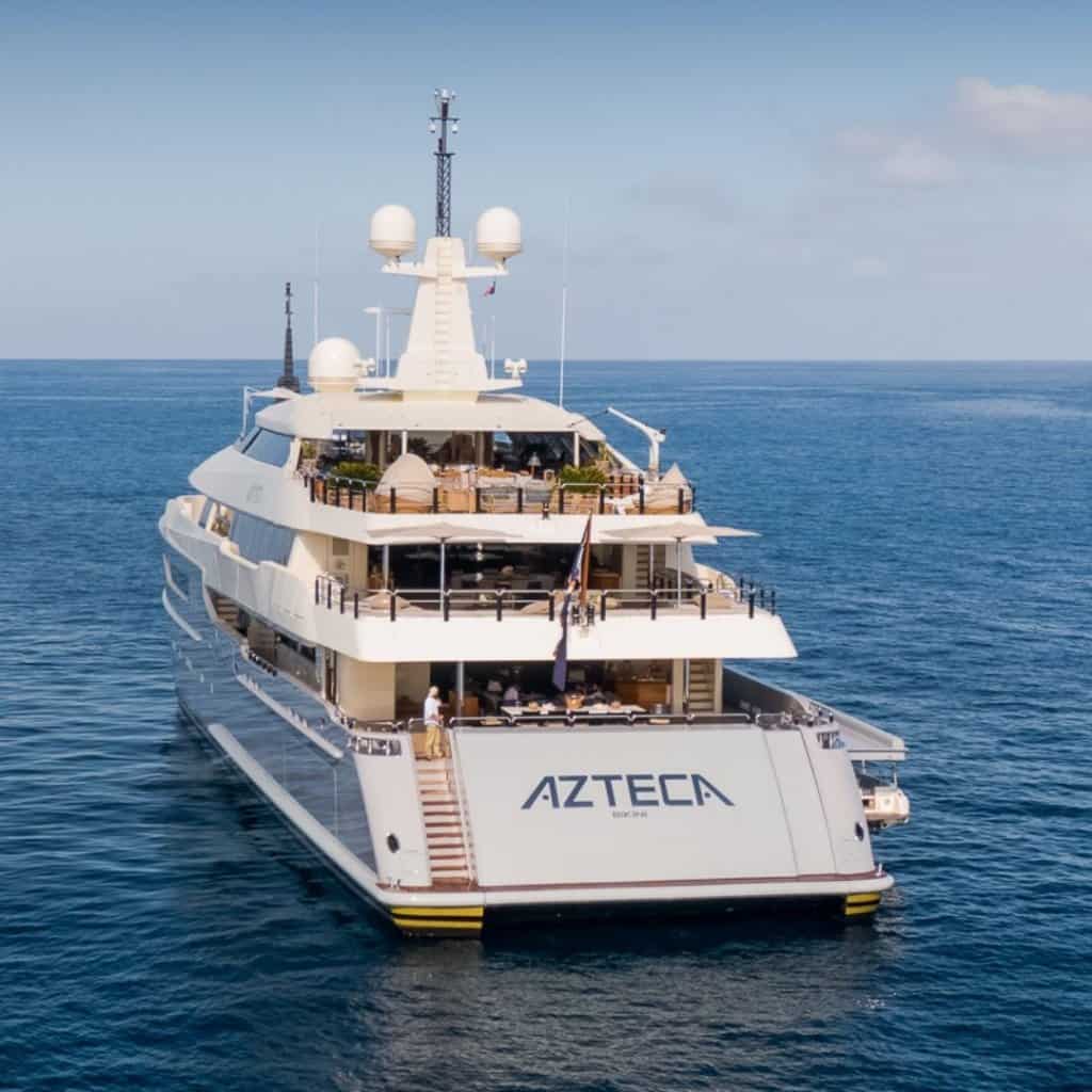 azteca yacht back