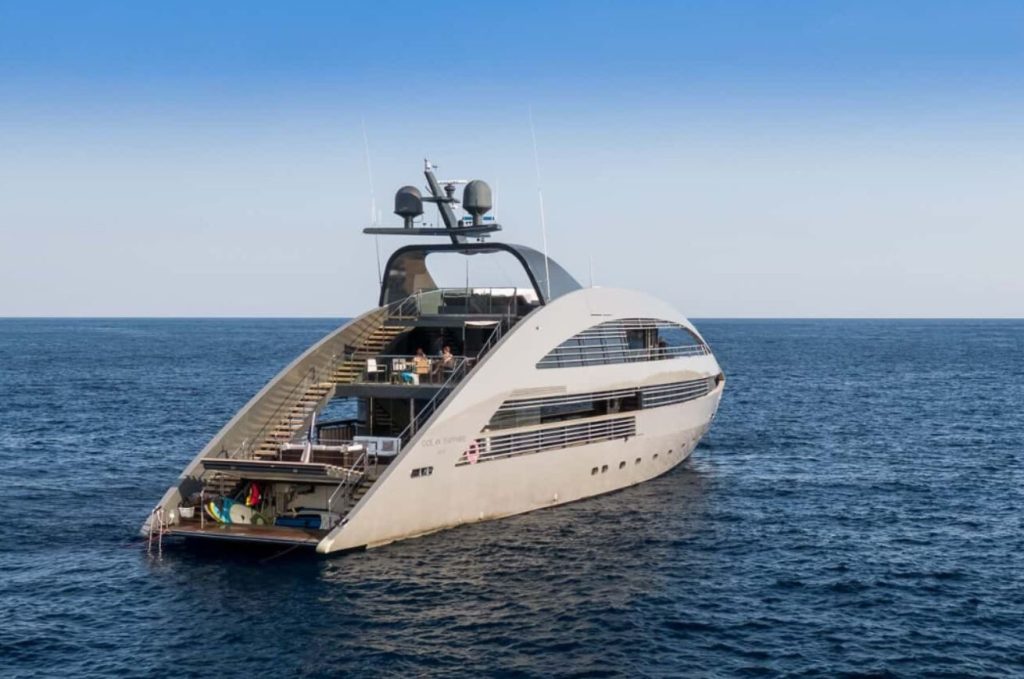 ocean saphire yacht side