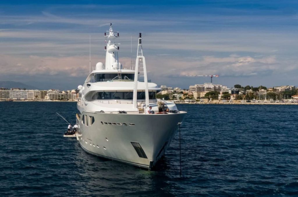 maraya yacht drone